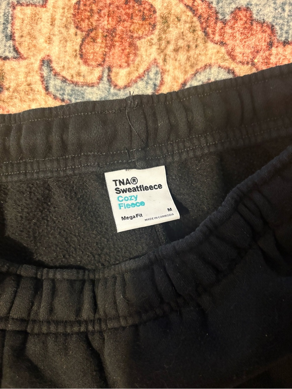 TNA Black Relaxed Track Joggers - Picture 4 of 4
